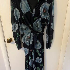 Wray NYC 1X Enid Floral Wrap Dress